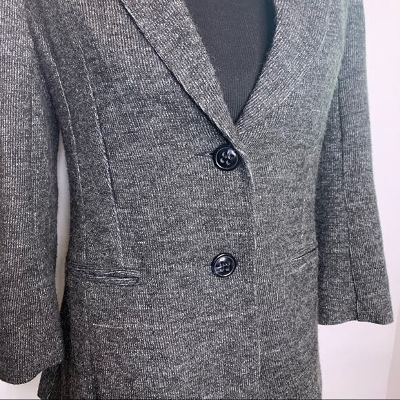 Anthropologie Cartonnier black tweed button front blazer size Medium - Picture 4 of 12